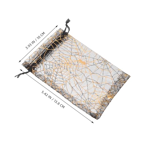 Warmhm 60 Stück Halloween Organza Geschenktüten mit Spinnen und Kürbismotiv Netzstoff mit Zugband Süßigkeitenbeutel für Partygeschenke Snacks Festliche Treat Bags für Halloween Feiern Warmhm 60 Stück Halloween Organza Geschenktüten mit Spinnen und Kürbismotiv Netzstoff mit Zugband Süßigkeitenbeutel für Partygeschenke Snacks Festliche Treat Bags für Halloween Feiern von Warmhm