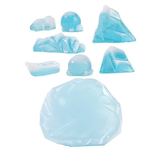 Warmhm 8stücke Miniatur- -Szene Mit Realistischen Eisbergen Pinguin-Dekorationen Für Kuchen-Topper Aquarium Und Winterliche Wohnraumgestaltung Für Kleine Räume Und Kreative Warmhm 8stücke Miniatur- -Szene Mit Realistischen Eisbergen Pinguin-Dekorationen Für Kuchen-Topper Aquarium Und Winterliche Wohnraumgestaltung Für Kleine Räume Und Kreative von Warmhm