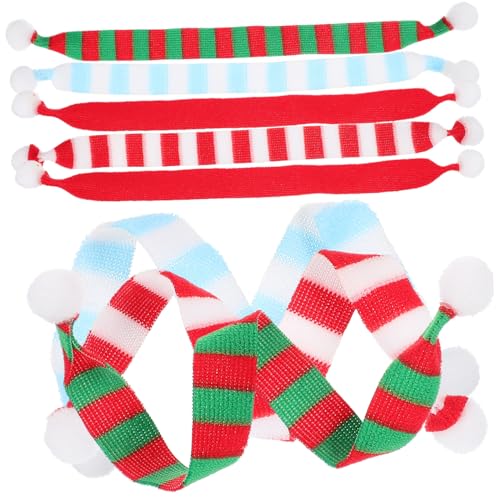 Warmhm 8 Stück Teiliges Mini Strickschals aus Kawaii Puppenschal Weihnachtsdeko Vielseitige Mini Haus und Doll Accessoires für DIY Bastelzubehör Dekoration Warmhm 8 Stück Teiliges Mini Strickschals aus Kawaii Puppenschal Weihnachtsdeko Vielseitige Mini Haus und Doll Accessoires für DIY Bastelzubehör Dekoration von Warmhm