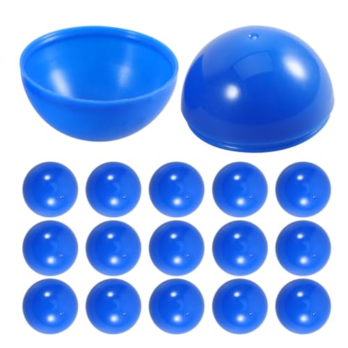 Warmhm Bälle 3 cm 25 Stück Tischtennisbälle Kunststoff Hohle Bingo-Bälle Tombola-Bälle Pong-Bälle Aktivitätskugel Ball-Requisiten Für Elektronische Bingo-Maschine Blau von Warmhm