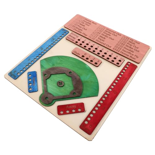 Warmhm Baseball-Brettspiel Tabletop-Baseballspiel Baseball -Brettspiele hölzern von Warmhm