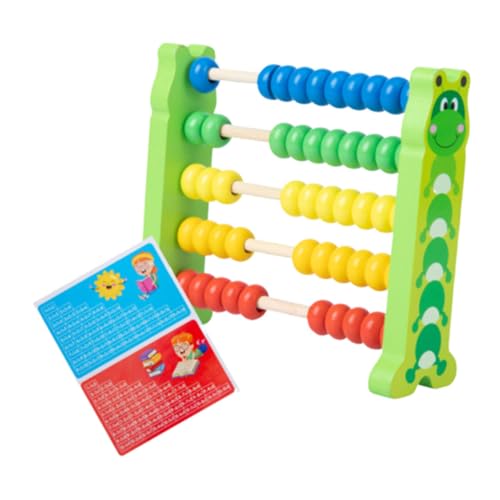 Warmhm Buntes Holz Abacus Lernspielzeug Für Vorschulkinder Zeilen Berechnungswerkzeug Mit Cartoon Raupe Ideales Nummerierungsspielzeug Für Schüler von Warmhm