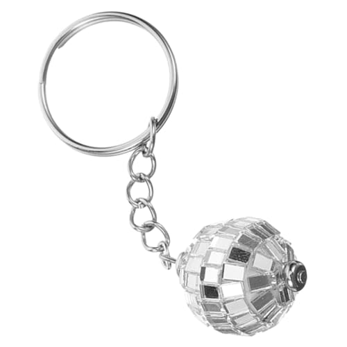 Warmhm Disco Schlüsselanhänger Medaillon Schlüsselanhänger Tragbarer Schlüsselanhänger Ornament Disco Kugel Schlüsselanhänger Anhänger Zum Aufhängen Taschenanhänger von Warmhm