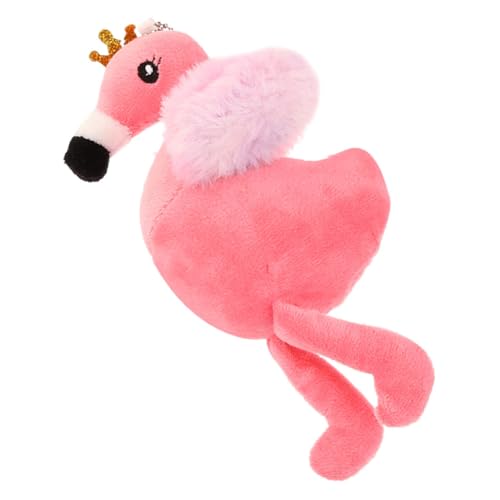 Warmhm Flamingo Plüschspielzeug Vogelspielzeug für realistisches Vogelplüschtier Flamingo interaktives Vogel Plüschtiere Kuscheltiere für Teenager Kurzplüsch von Warmhm