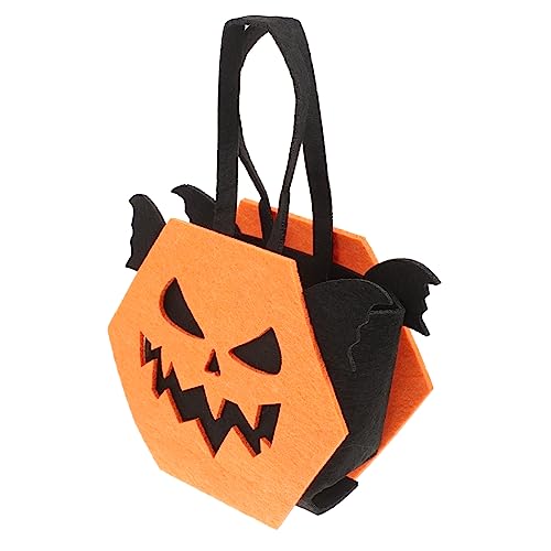 Warmhm Halloween-süßigkeitsbeutel Halloween-süßigkeitstüte Halloween-einkaufstasche Party-leckerli-tasche Süßigkeitentüten Halloween Halloween-partybevorzugungstaschen Vlies von Warmhm