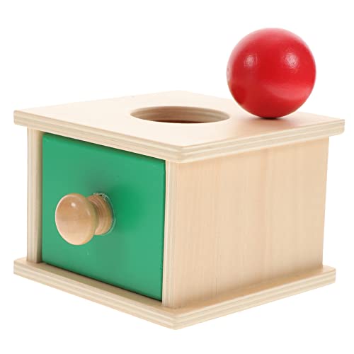 Warmhm Holz Lernspielzeug Für Hand Auge Koordinationsspielzeug Im Runden Kugelbox Design Für Frühkindliche Bildung Und Motorische Fähigkeiten Montessori Inspiriert von Warmhm