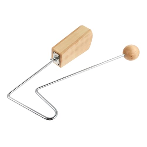 Warmhm Holz Vibraslap Percussion Instrument Für Musikalisches Lernspielzeug Für Frühkindliche Und Entspannung Holzkugel Vibraslap Für Kreative Klangerlebnisse von Warmhm