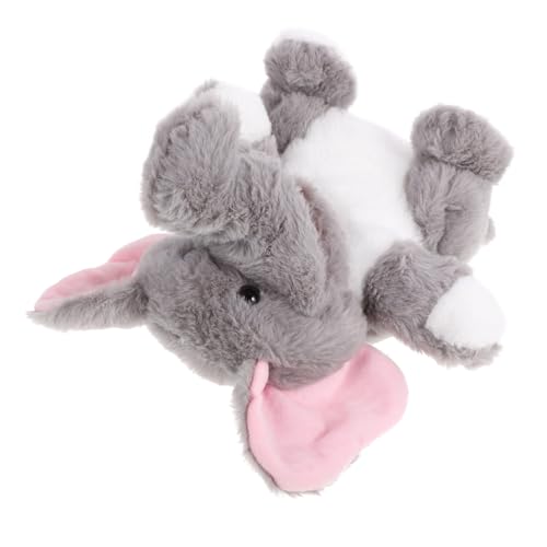 Warmhm Interaktive Elefant Handpuppe Plüsch Tierpuppe Für Ideales Rollenspielzeug Für Kleinkinder Kuscheltier Aus Weichem Material Cartoon Tier Marionette von Warmhm