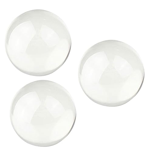 Warmhm Jonglierbälle Aus Klarem Acryl – 3er Set Dekokugeln Für Akrobatik - Meditation Und Fotografie - Ideal Für Anfänger Und Kreative Spielereien Perfekt Für Fushigi Und Mehr von Warmhm