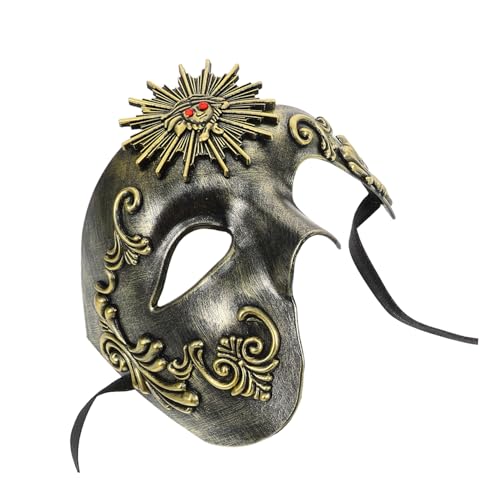 Warmhm Karnevalsmaske Maskerade Maske Herren Weibliche Maske Maskerade-masken Männlich Maskerade-accessoires Für Frauen Partymasken Für Erwachsene Maskerade Kostüm Maske Golden Abs von Warmhm