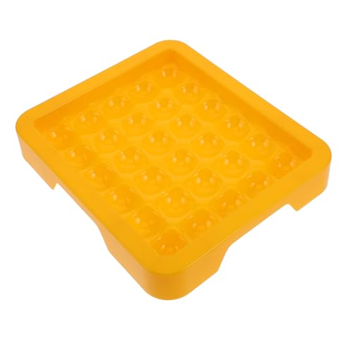 Warmhm Kasten Lotteriebox Kinderspiele Ballablage Rollende Kugel Reversi-Spiel Tischspiele Brettspieltisch Brettspiele Plastik Yellow von Warmhm