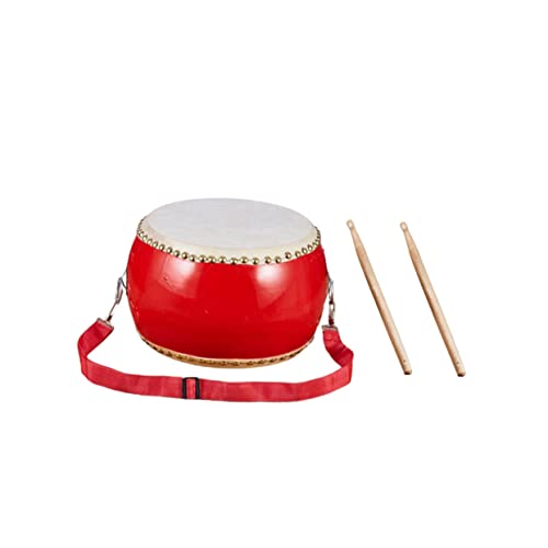 Warmhm Kindertrommelspielzeug Aus Rindsleder Percussion Instrument Für Drumsticks Und Tragegurt Für Aufführungen Und Kreatives von Warmhm