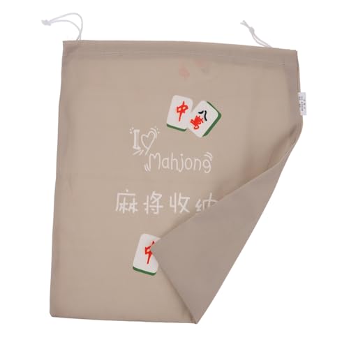 Warmhm Mahjong Aufbewahrungstasche Die Einkaufstasche Mahjong Spieltasche Mahjong Fliesentasche Schmuckbeutel Mit Kordelzug Mahjong Aufbewahrungsbehälter Mahjong von Warmhm