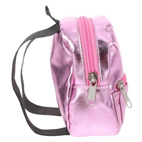 Warmhm Mini Rucksack Für Puppen Amerikanische Mini Schultasche Als Ornament Und Zubehör Für Puppenhaus Dekoration Und DIY Projekte Für Sammler von Warmhm