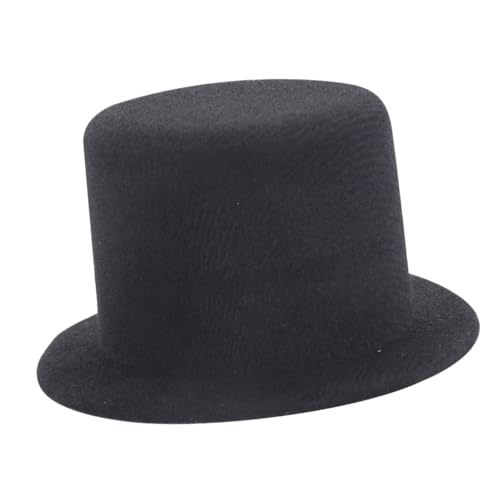 Warmhm Miniatur Schwarzer Filzhut Formeller Mini für Puppen DIY Bastelhut Langlebiges Material Vielseitig Einsetzbar für Puppen und Tierdekoration Warmhm Miniatur Schwarzer Filzhut Formeller Mini für Puppen DIY Bastelhut Langlebiges Material Vielseitig Einsetzbar für Puppen und Tierdekoration von Warmhm