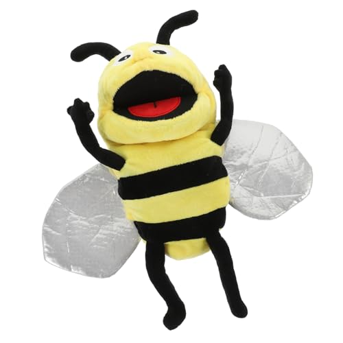 Warmhm Plüsch Bienen Handpuppe Für Interaktive Insekten Fingerpuppe Aus Weichem Material Für Fantasievolles Spiel Und Geschichtenerzählen von Warmhm