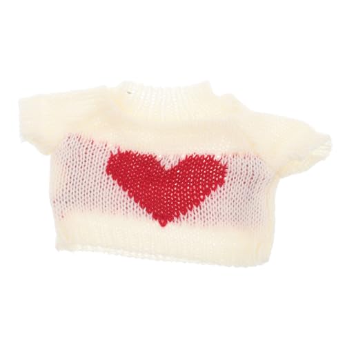 Warmhm Plüschbären-Kleidung, Mini-Kuscheltier-Kleidung, Puppenkleidung, Bärenpullover, Süße Kleine Kleidung Für 20 cm Große Bären, Machen Sie Ihre Eigenen Plüschpuppen-Outfits, Zubehör von Warmhm