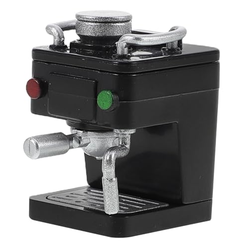 Warmhm Puppenstuben-kaffeemaschine Mini-hausbausatz Kaffeemaschine Miniatur-puppenhauszubehör Mini-kaffeemaschine Mini-küchenzubehör Puppenhaus-miniaturen Szenenzubehör Plastik von Warmhm