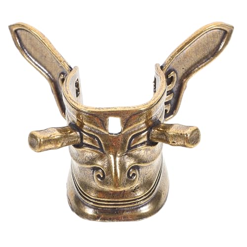 Warmhm Sanxingdui Messingwaren Halsketten Für Damen Schmuck Charm Halskette Halsketten Für Männer Halloween Masken Anhänger Halskette Herren Halskette Handgefertigte Halskette von Warmhm