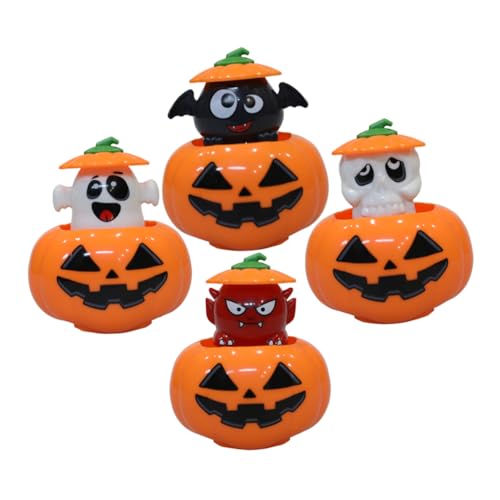 Warmhm Satz Halloween-Kettenspielzeug Halloween-Aufziehspielzeug Halloween-Sprungspielzeug Spielzeug für Kinder Halloween Dekoration Spielzeuge Kinderspielzeug Halloween-Uhrwerk-Spielzeug von Warmhm