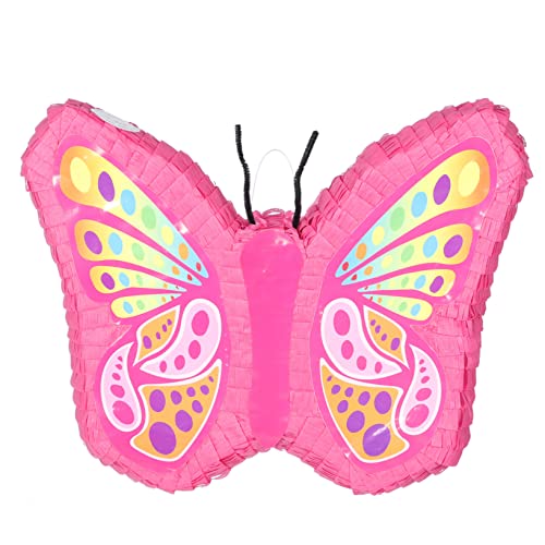 Warmhm Outdoor-Spielzeug Für Kleinkinder Schmetterling Pinata Mädchen Geburtstagsparty 3D Pinata Rosa Schmetterling Fee Party Dekoration Für Mottoparty Foto Requisite 20X15. 7X3 von Warmhm