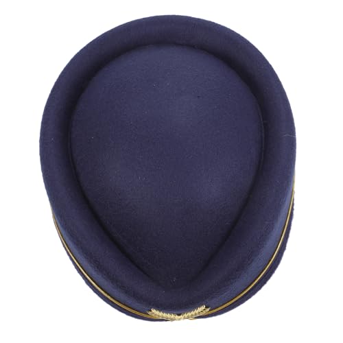 Warmhm Stewardess Mütze Damen Baskenmütze Leichtes Cosplay Kostüm Zubehör Einheitsgröße für Kostümparty Bühne Warmhm Stewardess Mütze Damen Baskenmütze Leichtes Cosplay Kostüm Zubehör Einheitsgröße für Kostümparty Bühne von Warmhm