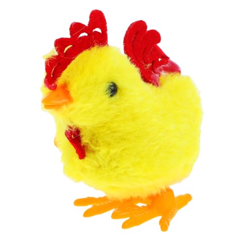 Warmhm üsch Hüpftier Huhn Aufziehbares Springendes Huhn Für Lustiges Und Weiches Ostergeschenk Für Partys Und Familienfeiern Gelbes Huhn von Warmhm