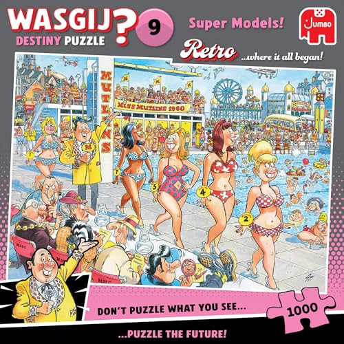 Wasgij Retro Destiny 9 - Super Models - Puzzle 1000 Teile von Wasgij