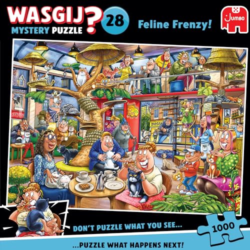 Wasgij Mystery 28 - Feline Frenzy - Puzzle 1000 Teile von Wasgij