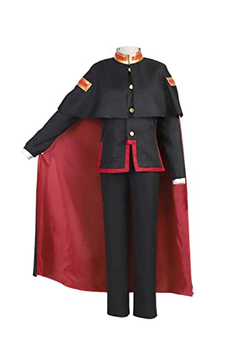 Waslary Anime Cosplay Kostüm Erwachsene Hanako Kun Schuluniform mit Hut Halloween Karneval Party Set von Waslary