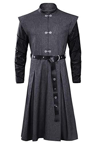 Waslary Daemon Targaryen Cosplay Prinz Kostüm Erwachsene Mittelalterliches Kostüm Herren Kleid und Gürtel Komplettset von Waslary