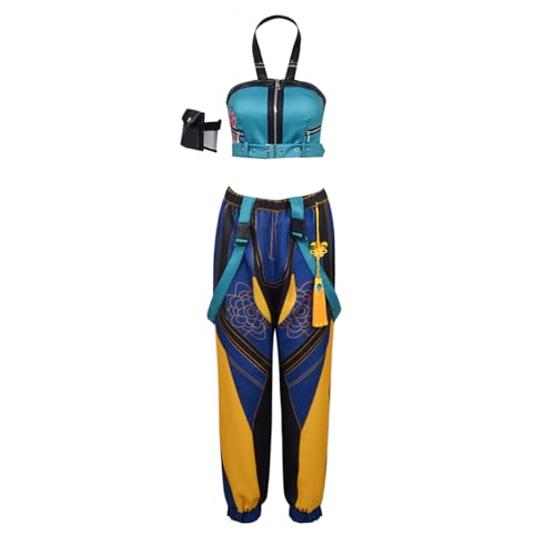 Waslary Hunters Kostüm Erwachsene Mira Cosplay Kostüm Damen Gelbe Uniform Komplettes Set Halloween Anzug Waslary Hunters Kostüm Erwachsene Mira Cosplay Kostüm Damen Gelbe Uniform Komplettes Set Halloween Anzug von Waslary