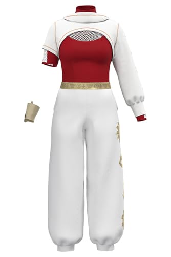 Waslary Nova Cosplay Kostüm Mädchen Jacke Oberteile und Zubehör Cheerleader Uniform Halloween Party Set Waslary Nova Cosplay Kostüm Mädchen Jacke Oberteile und Zubehör Cheerleader Uniform Halloween Party Set von Waslary