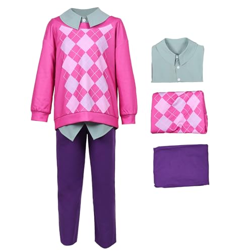 Waslary Saja Kostüm Jungen Jinu Cosplay Hemd Hose Oberteile und Gürtel Komplettes Set Halloween Party Kostüm Waslary Saja Kostüm Jungen Jinu Cosplay Hemd Hose Oberteile und Gürtel Komplettes Set Halloween Party Kostüm von Waslary