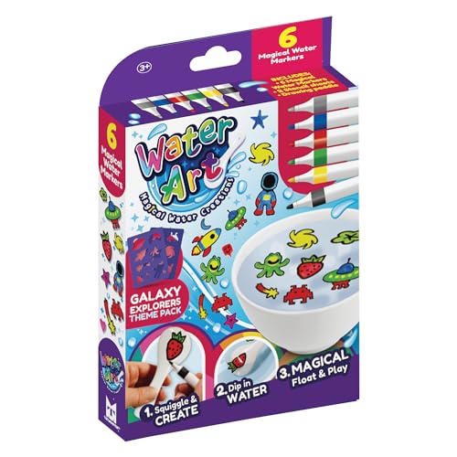 Water Art X-WA1003G Stifte-Set, Motiv: Galaxie, Entdecker, 6 Stück von Water Art