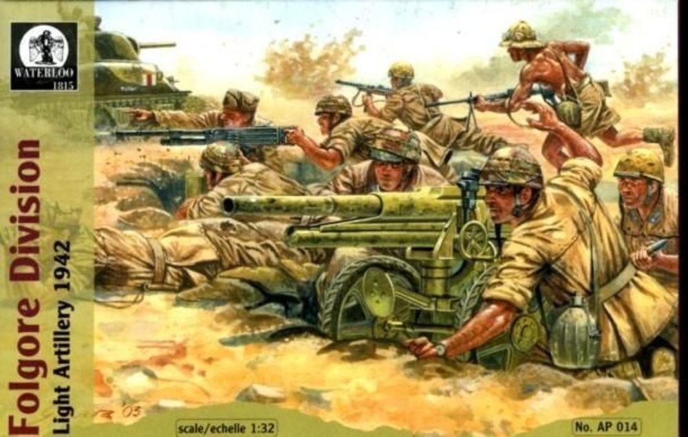 Folgore Division Light Artillery, 1942 von Waterloo 1815