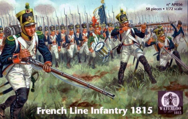 French Line Infantry 1815 von Waterloo 1815