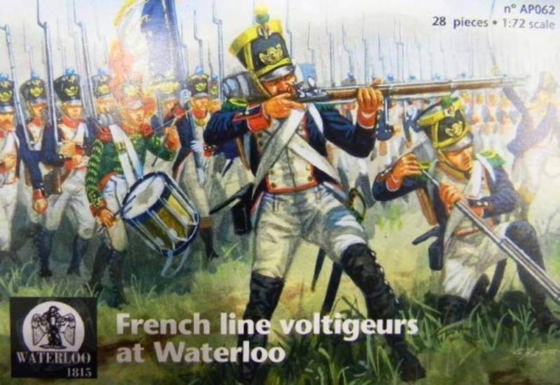 French line voltigeurs at Waterloo von Waterloo 1815