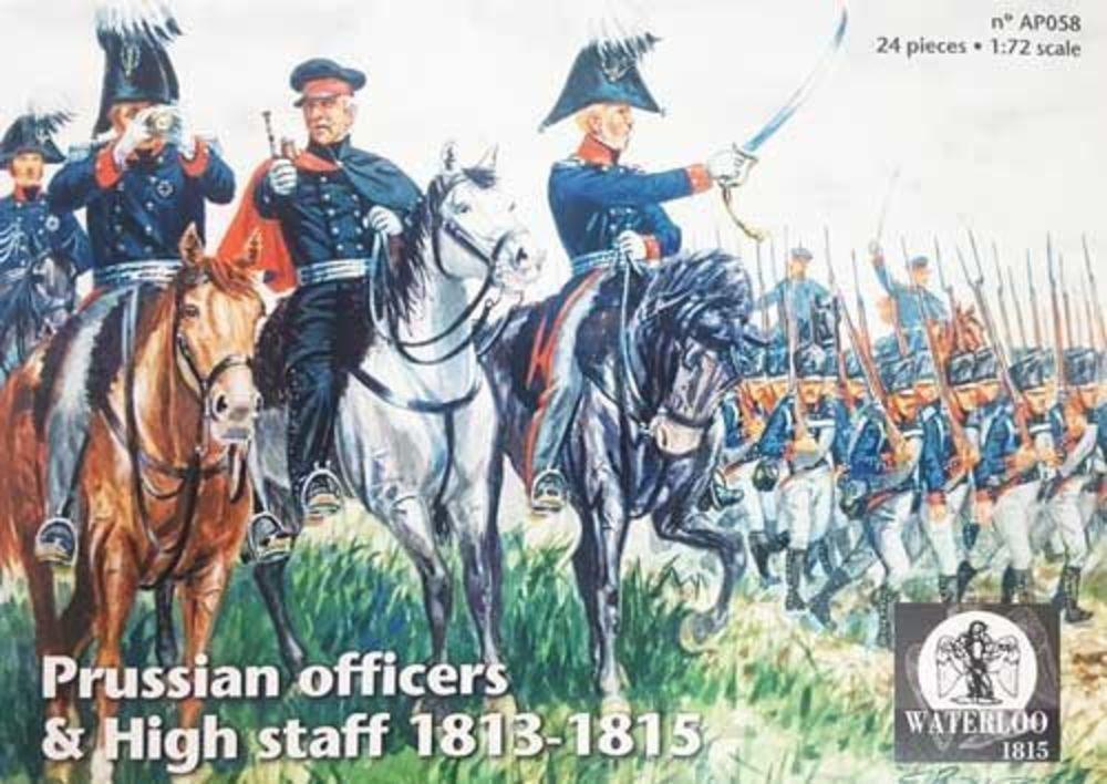 Prussian Officers & High staff 1813-1815 von Waterloo 1815