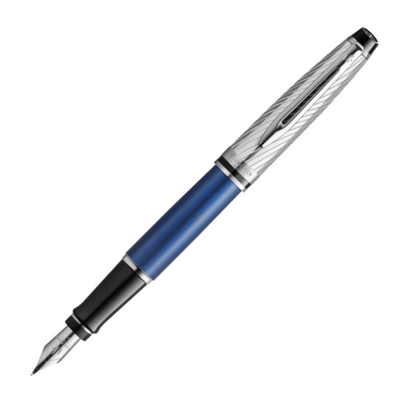 Waterman Füllfederhalter Expert Deluxe Metallic Blue CT M von Waterman