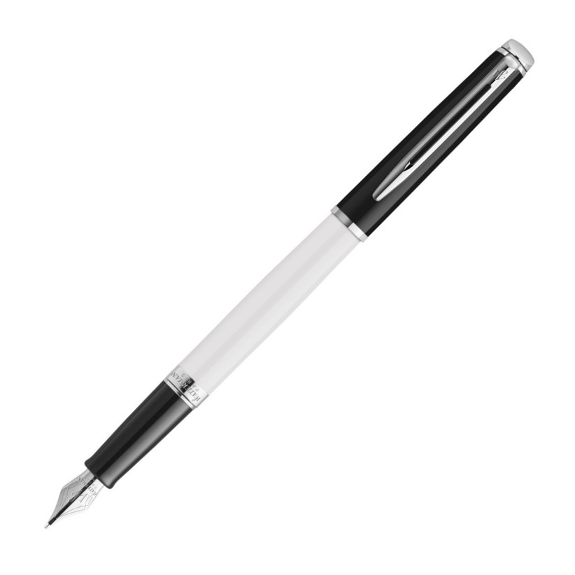 Waterman Füllfederhalter Hémisphère Colour Blocking Black White C.C. M von Waterman