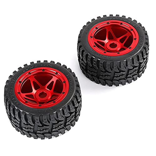 Watlsuz 170 X 80 Mm Hinterer Gel?Ndewagen mit Radsatz Von 1/5 Rovan Km Baja 5B f¨¹r Baja 5B Rc Car Toys Parts,Red von Watlsuz