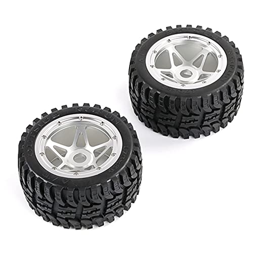 Watlsuz 170 X 80 Mm Hinterer Gel?Ndewagen mit Radsatz Von 1/5 Rovan Km Baja 5B f¨¹r Baja 5B Rc Car Toys Parts,Silber von Watlsuz