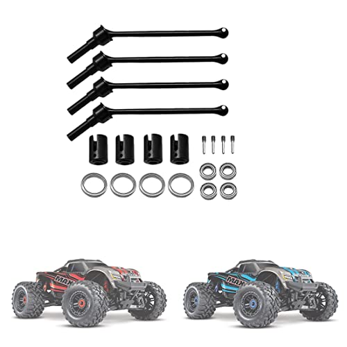 Watlsuz 4 St¨¹Ck Vorne und Hinten Verl?Ngerte Antriebswelle CVD mit Wellenbecher f¨¹r 1/10 WideMaxx RC Car Upgrades Teile von Watlsuz