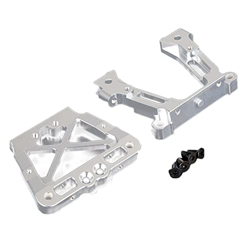 Watlsuz Gel?Ndewagen Auto Metall Heck Haupt Rahmen Kit f¨¹r 1/5 BAHA ROVAN KM Baja Teile Spielzeug Teile-Silber von Watlsuz