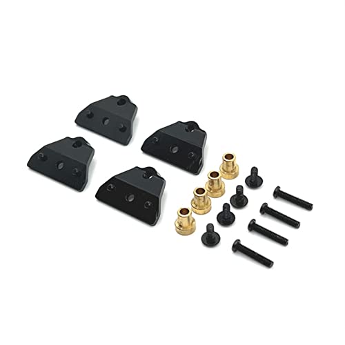 Watlsuz MN78 STO?D?Mpferhalterung Metall Vorne und Hinten f¨¹r MN78 MN-78 MN 78 1/12 RC Car Upgrades Teile, Schwarz von Watlsuz