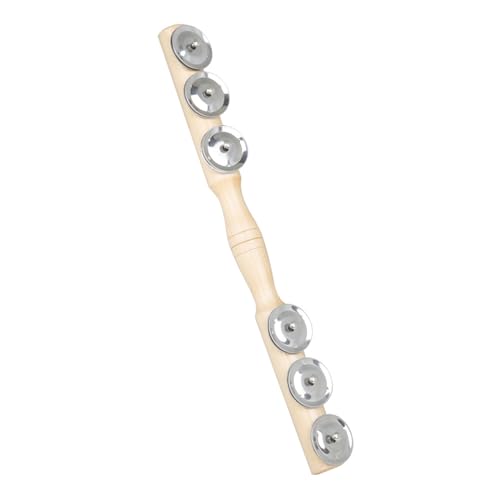 Leichte Geraden Tambourin Handglocken Shaker Rasseln Einzelner Row Handheld Musikinstrument Spielzeughand Spielen Shaker Orff Percussion Instrument Leichte Geraden Tambourin Handglocken Shaker Rasseln Einzelner Row Handheld Musikinstrument Spielzeughand Spielen Shaker Orff Percussion Instrument von Watreketal