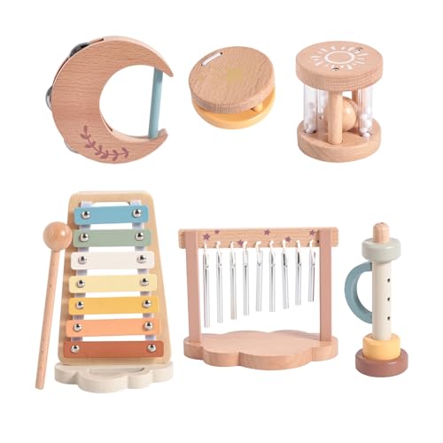 Watreketal Hölzerne Kleinkind Musikinstrumente Set Bildungsspielzeug Für Mehr Als 18 Monate Babys Xylophon Percussion Sensory Play Musical Toy Für Kleinkind Watreketal Hölzerne Kleinkind Musikinstrumente Set Bildungsspielzeug Für Mehr Als 18 Monate Babys Xylophon Percussion Sensory Play Musical Toy Für Kleinkind von Watreketal