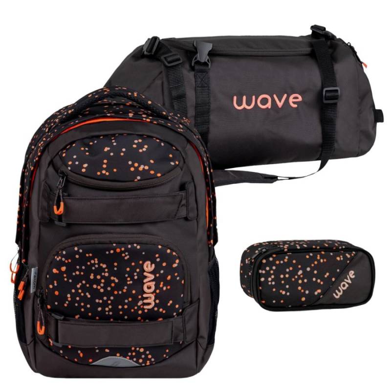 Wave Schulrucksack Set "Infinity Move" 3tlg. Dots Blooms von Wave