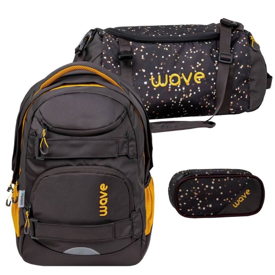 Wave Schulrucksack Set "Infinity Move" 3tlg. Sand von Wave